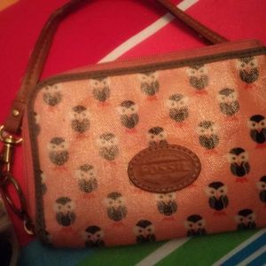 Owls Fossil Wristlet
